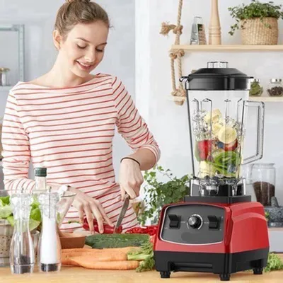 Obrázek produktu pro Mixér na smoothie – 2200 W – Bez BPA – Výkonný mixér na smoothie, led a přípravu pokrmů – Černý