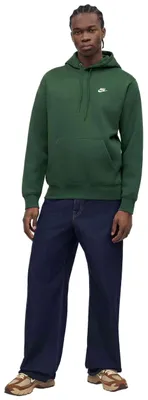 Immagine prodotto di Felpa con cappuccio Nike Club Fleece Hoodie "Fir White" da Uomo