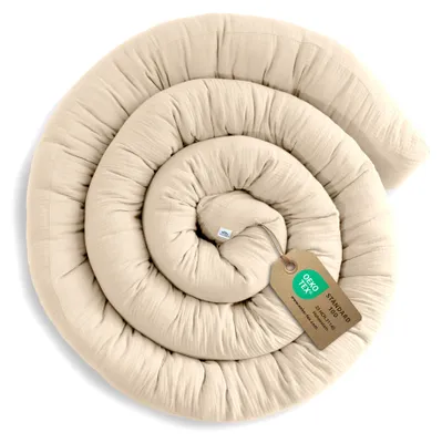 Produktbild von Bettschlange 200 cm Creme - Nestchen für Baby-, Kinder- & Hausbett