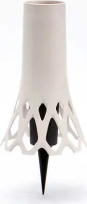 Zdjęcie produktu dla Plastia | Sadzarka Roseta - 1L - Beżowa - Odporna na warunki atmosferyczne - Elegancki design
