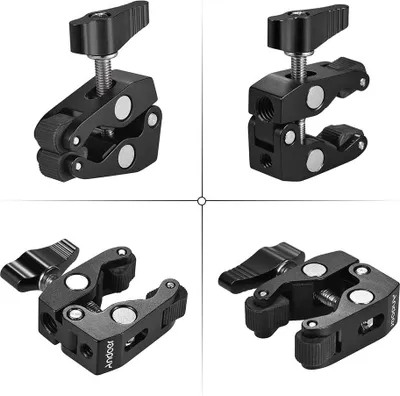 Productafbeelding van Andoer Krabbenklem, superklem met 1/4 inch en 3/8 inch schroefdraadgat