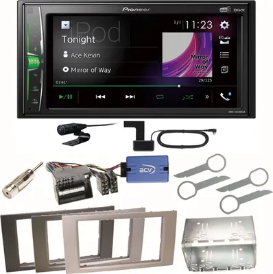 Produktbild von Pioneer DMH-A3300DAB USB Bluetooth Einbauset für Ford Kuga Fusion Galaxy S-Max