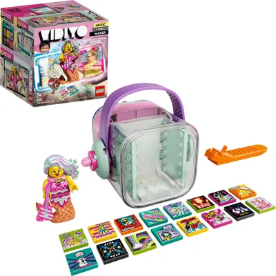 Produktbild von LEGO 43102 VIDIYO Candy Mermaid BeatBox Music Video Maker Musik Spielzeug für Kinder, AR App Set mit Meerjungfrau Minifigur