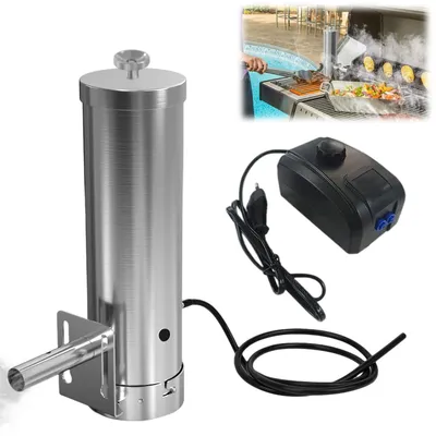 Image de Omgoods - Générateur de fumée froide en acier inoxydable pour la viande et le poisson, avec pompe