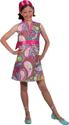 Produktbild von M209024-110-116 bunt Kinder Hippy Mädchen Hippiekleid Gr.116