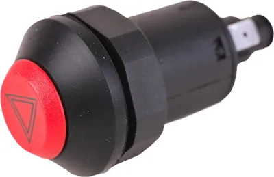 Produktbild von Druckschalter für Warnblinkanlage 12V beleuchtet mit Kontrollleuchte IP67