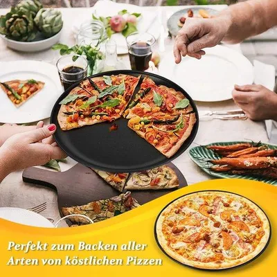 Produktbild von Famanu Pizzapfanne Antihaftbeschichtung - 26 cm