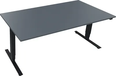 Produktbild von Sitz-/Stehtisch T-Kufe klappbar B1800xT900xH625-1285 an/Lavagrau