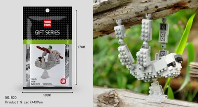 Obrázek produktu pro Stavebnice postavičky lenochoda LNO Micro-Bricks