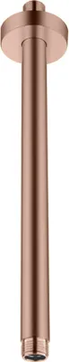 Produktbild von Brausearm Wandarm Duschkopfarm Deckenanschluss Kupfer gebürstet 1/2" 30 cm