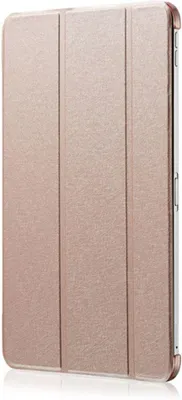 Produktbild von Mobigear Dreifach-Faltetui, schlank, für iPad Pro 12,9 Zoll (2018), Klapphülle – Roségold