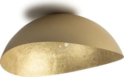 Obrázok produktu pre Dekoratívne zlaté okrúhle stropné svietidlo s nepravidelným tienidlom 89 cm Solaria 1xE27 15W Sigma Lighting