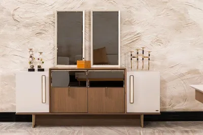 Image de Consoles Marron Haute qualité Tables Table Meuble Secrétaire Bois Console