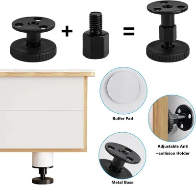Verstellbare Möbelbeine 27-64mm für Tische und Schränke - Höhenverstellbare Beine
