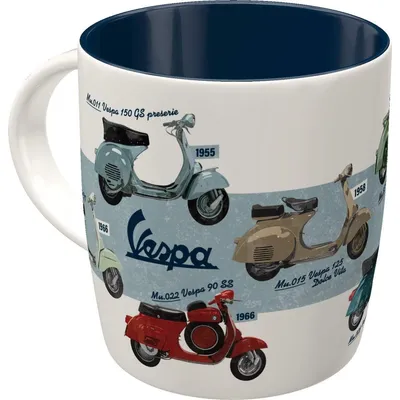Image de Nostalgic-Art - Tasse à café - Vespa - Vespa Model Chart