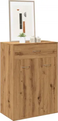 Produktbild von "2026 Promotion" Schuhschrank, moderner Schuhkommode, Artisan-Eiche 60x35x84 cm Holzwerkstoff - Schuhregale CC31603