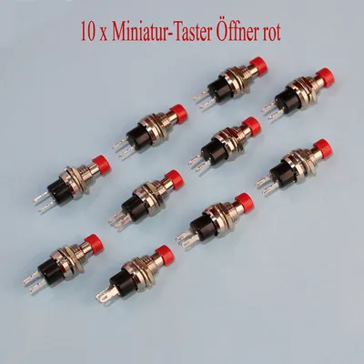 Produktbild von Blanko Mini-Taster, Öffner, rot