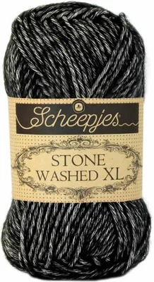 Produktbild von Scheepjes Stone Washed XL 50g (843) Black Onyx