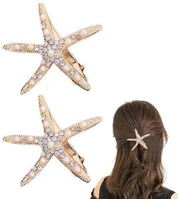 Produktbild von Elegante Haarspangen mit Perlen für Frauen