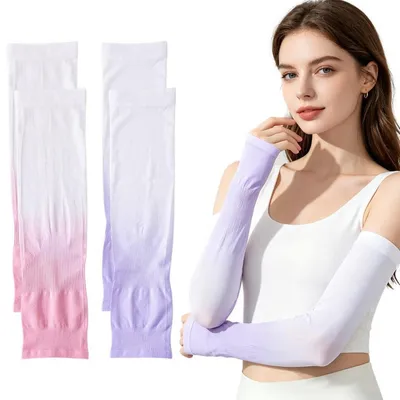 Obrázek produktu pro 2 páry UV ochranných návleků na paže, chladivé, UPF 50+, unisex
