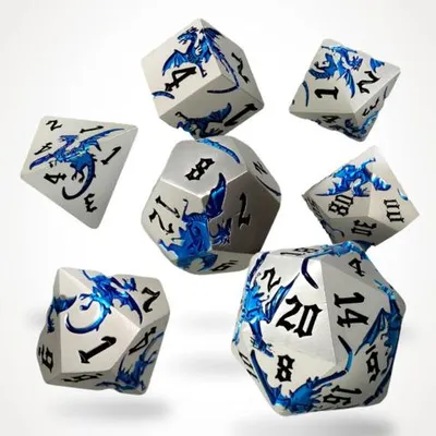 Produktbild von Dice - Metal - 7-Die Set - Tempestwyrm