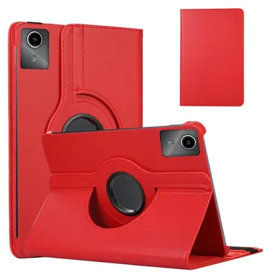 Produktbild von 360° drehbare Hülle für Lenovo Tab M11 TB330FU 10.95 (Rot)