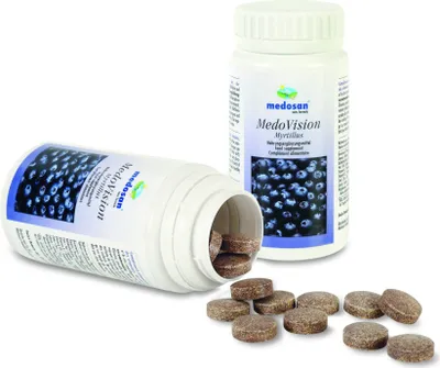 Produktbild von MedoVision Tabletten mit Heidelbeere-Extrakt, 60 Stück