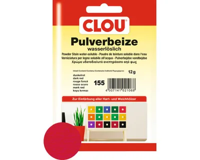 Produktbild von Clou Pulverbeize dunkelrot 12 g