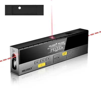 Laser-Entfernungsmesser 80 m, digital, wiederaufladbar, mit App