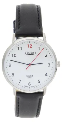 Image de Regent dames montre bracelet en cuir Montre analogique noire URGM2306