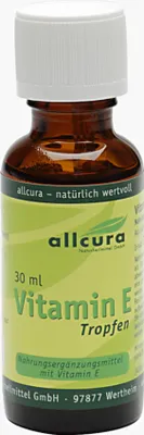 Produktbild von allcura Vitamin E Tropfen, 30 ml Lösung