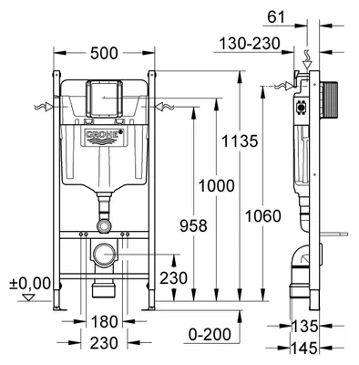 Produktbild von Grohe Solido Wc-Element