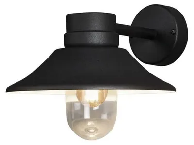Productafbeelding van Landelijke wandlamp Vega zwart