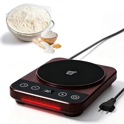 Sauerteigstarter-Wärmeplatte mit Thermostat, Timer, 21-38 °C