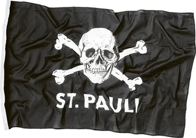 Produktbild von St. Pauli - Totenkopf, Hissfahne