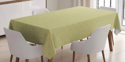 Obrázek produktu pro ABAKUHAUS Arabeska ubrus, květinový motiv Abstraktní arabský květinový vzor Orientální design, 140 x 200 cm, khaki pávově zelená