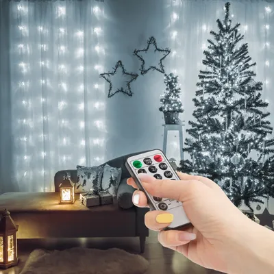 Image de Guirlande lumineuse - 100 micro-LED blanches froides