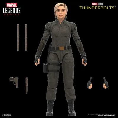 Produktbild von Marvel Legends Thunderbolts Yelena Belova & Red Guardian pack 2 figures