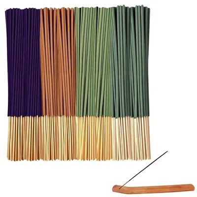 Image de Lot de 200 bâtons d'encens parfumés pour la méditation