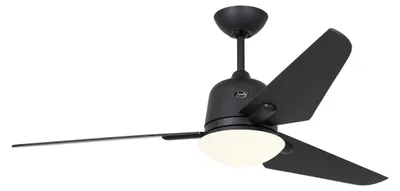 Image de Ventilateur de plafond à basse consommation avec éclairage et télécommande Eco Aviatos 132 cm Gris basalte