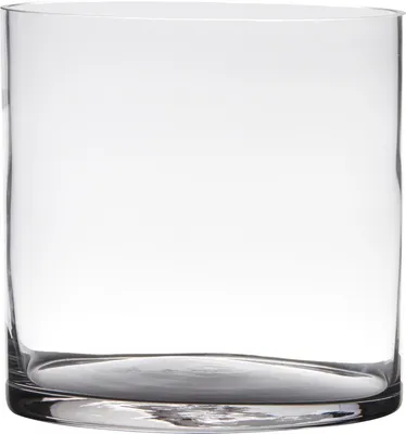 Produktbild von Dekoglas, Vase ZYLINDER COLD CUT H. 19cm D. 19cm transparent rund Glas Hakbijl