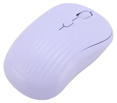 Obrázok produktu pre Bezdrôtová Bluetooth myš s 3 nastaveniami citlivosti (DPI), prenosná tichá myš, počítačová myš s frekvenciou 2,4 GHz a duálnym režimom pre notebooky a PC, 2,4 GHz + Bluetooth, duálny režim, dobíjateľná, tichá, fialová