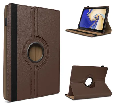 Produktbild von Tablet Tasche für Samsung Galaxy Tab S4 10.5 Hülle Schutzhülle Case 360° DrehbarFarben:Braun