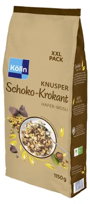 Produktbild von Kölln Hafer-Müsli Knusper Schoko-Krokant 1,15kg