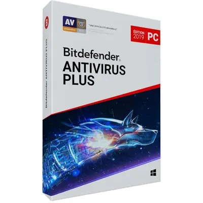 Produktbild von Bitdefender Antivirus Plus 2025 | 1 Gerät | 1 Jahr | PC | Aktivierungscode per P
