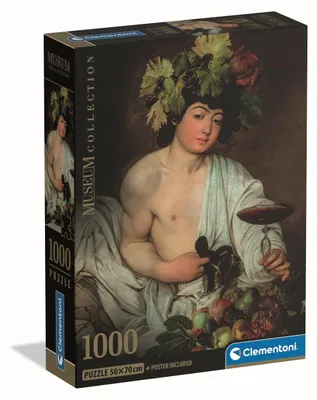Image de CLE puzzle 1000 CompactMus.CaravaggioBacchus 39977