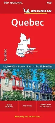 Produktbild von Québec – Michelin, Nationale Karte 760