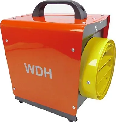 Produktbild von Elektrischer Heizlüfter – 3000 W – Rot – Mit Luftschlauchausgang – Tragbarer Werkstattheizlüfter