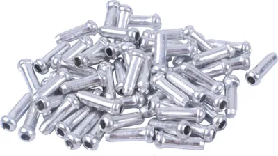 Produktbild von 10x Aluminium Quetschhülsen Bowdenzug Endkappen Bremszug und Schaltzug Fahrrad