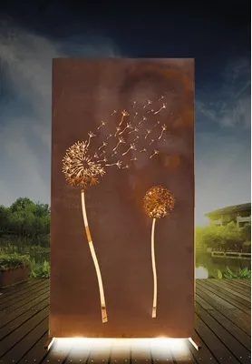 Produktbild von Gartenstecker XL aus Edelrost mit Gartenarbeit Spruch Gartendeko Rost Rosttafel